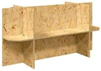 vidaXL Terrarium Terrarienbasis mit Regal Braun 100 x 40 x 50 cm OSB
