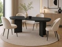 Beautysofa Esstisch PRESTIGE, runder Design-Tisch, ausziehbar &Oslash; 100&ndash;180 cm