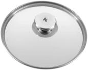 KLAMER Pfannendeckel 20 cm, Edelstahl Universal-Pfannendeckel f&uuml;r Pfannen und