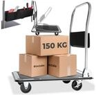 tectake Transportwagen Plattformwagen, Ladefl&auml;che 73 x 47 cm, extra