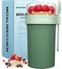 LuxusKollektion M&uuml;slibox M&uuml;slibecher to Go 760ml+230ml, Joghurtbecher mit...