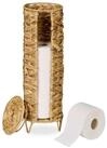 relaxdays Toiletten-Ersatzrollenhalter Toilettenpapier Aufbewahrung 4 Rollen...
