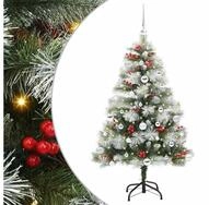 vidaXL K&uuml;nstlicher Weihnachtsbaum K&uuml;nstlicher Weihnachtsbaum Gr&uuml;n und Wei&szlig;...