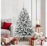 vidaXL K&uuml;nstlicher Weihnachtsbaum, K&uuml;nstlicher Weihnachtsbaum Gr&uuml;n und Wei&szlig;...