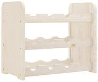vidaXL Weinregal NA Weinregal 43x25x37 cm Massivholz Kiefer