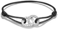 THOMAS SABO Armband Together Textilarmband, mit Zirkonia (synth)