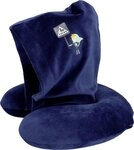 Cartrend Nackenkissen Cartrend Kids Nackenkissen mit Kapuze blau