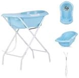 Chipolino Babybadewanne Set Noemi, Badewannenst&auml;nder, klappbar, Wasserablauf,