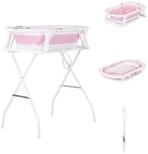 Chipolino Babybadewanne Set Malibu, 78 cm, St&auml;nder, klappbar, Wasserablauf,