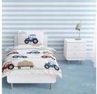 MTOnlinehandel Babybettw&auml;sche Traktor 100x135 + 40x60 cm, 100 % Baumwolle,...