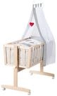 roba&reg; Babybett Komplettwiegenset, mit Rollen inkl. Bettausstattung & Himmel