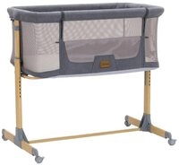Fillikid Beistellbett Beistellbett Air grau inkl. Rollen