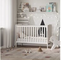 VitaliSpa&reg; Babybett Tobi, Wei&szlig;/Wei&szlig;, 60x120 cm, 1-tlg.