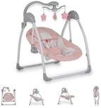 Moni Babywippe Jessica, Musikfunktion, 5 Schaukelstufen, Timer, 5-Punkt-Gurt,