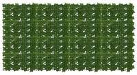 vidaXL Balkonsichtschutz Balkonsichtschutz mit Bl&auml;ttern Gr&uuml;n 200 x 100 cm...