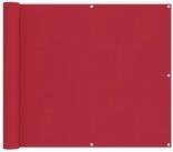 vidaXL Seitenmarkise 90 x 200 cm Balkonsichtschutz Rot 90x200 cm Oxford-Stoff