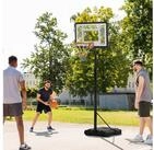 HOMCOM Basketballst&auml;nder h&ouml;henverstellbar Basketballkorb Stahl Kunststoff...