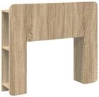 vidaXL Bett Kopfteil Schrank mit Speicher Sonoma-Eiche Holzwerkstoff (1-tlg)