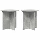 vidaXL Blumenst&auml;nder Pflanzenst&auml;nder 2 Stk. Betongrau 40 x 40 x 40 cm...