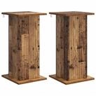 vidaXL Blumenst&auml;nder Pflanzenst&auml;nder 2 stk. Altholz 30,5 x 30 x 60,5 cm (2 St)