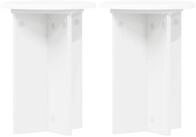 vidaXL Blumenst&auml;nder Pflanzenst&auml;nder 2 Stk. Wei&szlig; &Oslash;29,5 x 40 cm...
