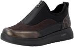 Slip-On Sneaker REMONTE, Damen, Gr. 36, braun (schwarz kombiniert), Lederimitat,