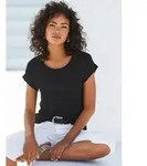Vivance by Lascana Kurzarmshirt aus elastischem Viskose Jersey, sommerlich...
