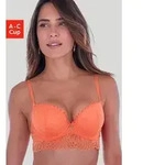 s.Oliver Push-up-BH Sophie aus feiner Spitze in leichter Longform, sexy Dessous,