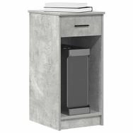 vidaXL Schrankmodule Computerschrank mit Schublade Betongrau 35x45x77 cm
