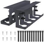 vidaXL Kabelzubeh&ouml;r Unter dem Schreibtisch Kabelmanagement Tray 2 Stk....