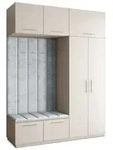Masseno Garderobenschrank REMA 180 x 240 cm Garderoben-Set mit 2 T&uuml;ren...