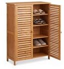 relaxdays Schuhschrank 5 F&auml;cher Bambus (1-St)
