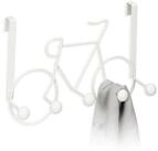 relaxdays Kleiderhaken Fahrrad, Taschen, T&uuml;rfalzbreiten bis ca. 20 mm, Jacken,