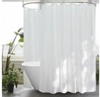 EurCross Duschvorhang Extra breiter Duschvorhang 300x200 Textil Wei&szlig;,...