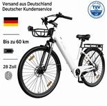 PIXAR E-Bike Pedelec 28 Zoll Citybike 36V 13Ah Akku 250W Motor bis 25 kmh Shimano, 7