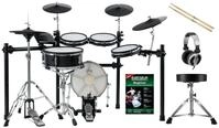 XDrum E-Drum DD-650 Mesh E-Drum Kit - mit echter HiHat - Kick-Pad aus Holz,...