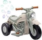 AIYAPLAY Elektro-Kindermotorrad 6V Dreirad mit Seifenblasenmaschine, Musik,...