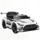 AIYAPLAY Elektro-Kinderauto mit 2,4GHz Fernbedienung, 2 Motor, kabelloser Musik,