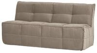 vtwonen Sitzbank Cluster - Boucl&eacute;-Stoff warmes Taupe, 164 cm, mit R&uuml;ckenlehne,