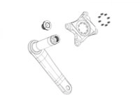 SRAM Fahrradpedale SRAM KurbelschraubenM18/M30