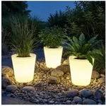 tectake LED Gartenleuchte Solar-Gartenlampe, 38 x 40 cm, Erdspie&szlig;,...