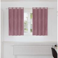vidaXL Verdunkelungsvorhang, Verdunkelungsvorh&auml;nge 2 pcs Dunkelrosa 140 x 140...