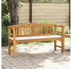 vidaXL Gartenbank, Bank Nat&uuml;rlicher &Ouml;lfinish 157 x 46 x 82,5 cm Massivholz...