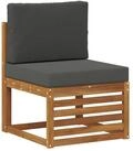 vidaXL Sofaelement Outdoor Mittelsofa Massivholz Natur (1 St)