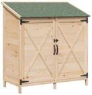 vidaXL Gartenhaus Gartenschuppen Natur 106 x 56 x 113,5 cm Massivholz aus Fichte
