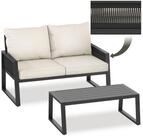 tectake Gartenlounge-Set Lounge-Set Captive - stilvolles Rope-Design mit dicken