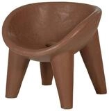 WOOOD Gartensessel Orio - verst&auml;rktes Faserpolymer Rotbraun, Einzigartiger