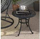 Outsunny Gartentisch Beistelltisch, Terrassentisch mit Aluminiumrahmen...