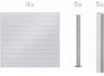 Alberts Dichtzaun Palitio, Profilh&ouml;he 150 mm, Aluminium, verschiedene Dekore...