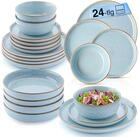 S&Auml;NGER Tafelservice Rio Geschirrset (24-tlg), 6 Personen, Steingut, Handmade,